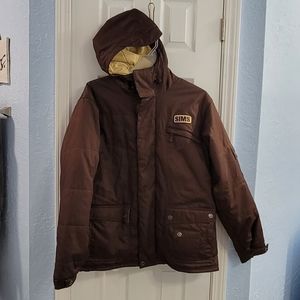 Men's Brown Sims Ski/Snowboarding Jacket